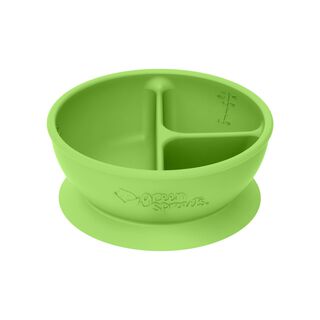 Bowl de Silicona Divisorio Adherente Verde,hi-res