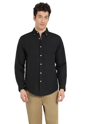 Camisa Hombre Woven Refine Regular Fit Negro 52798-1173,hi-res