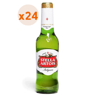 24x Cerveza Stella Artois Botellín 5,2° 330cc,hi-res