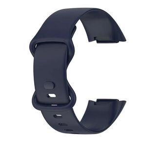 Correa Silicona Compatible Fitbit Charge 5  23mm Azul Oscuro,hi-res