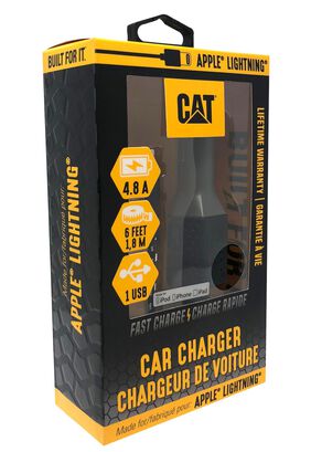 CARGADOR PARA AUTO CAT SIMPLE APPLE LIGHTNING 4.8A,hi-res