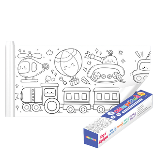 Rollo de dibujos para niños para colorear - Transporte,hi-res