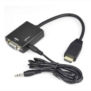 Conversor HDMI a VGA con salida de audio,hi-res