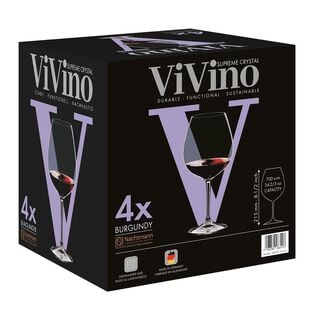 Set 4 Copas Burgundy Wine Vivino,hi-res