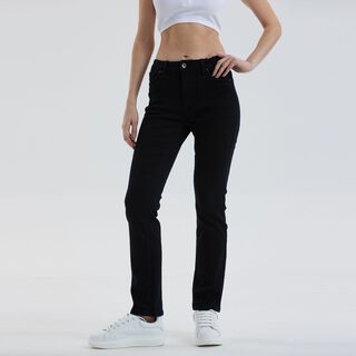 Jeans Mujer Recto Tiro Alto Negro Fashion´s Park,hi-res