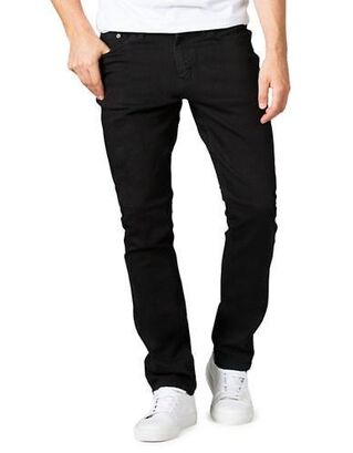Jeans Negro Hombre Semipitillo elasticado,hi-res
