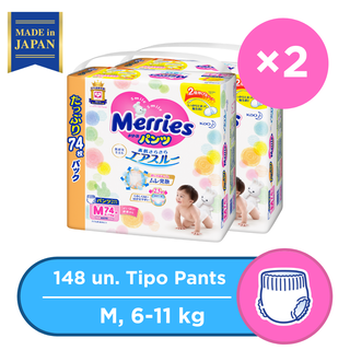Merries Pants Pack Conveniente Talla M 74x2pcs,hi-res