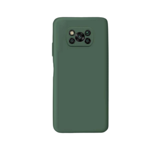Carcasa Silicón Para Xiaomi Poco X3 Nfc X3pro verde oscuro,hi-res