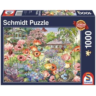 Puzzle 1.000 piezas Jardin florecido,hi-res