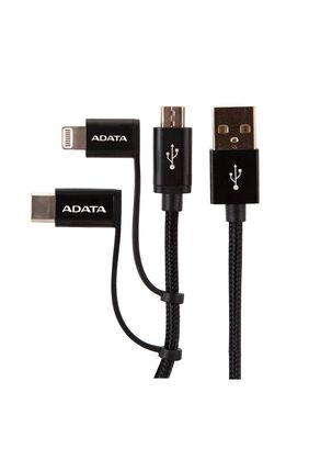 CABLE ADATA MICRO USB 3 EN 1 BLACK,hi-res