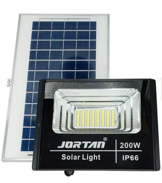 Reflector LED De 200W IP66 Con Panel Solar y Control Remoto,hi-res