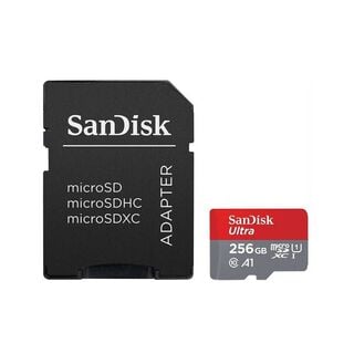 Tarjeta De Memoria Sandisk 256GB Ultra con adaptador,hi-res