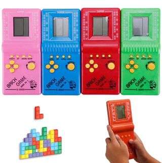Tetris Portatil Game 9999 En 1 Juegos + 2 Pilas AA,hi-res