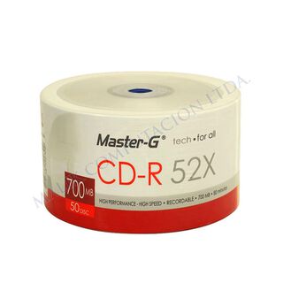 50 CD LOGO MASTER-G PLATINUM 52X,hi-res