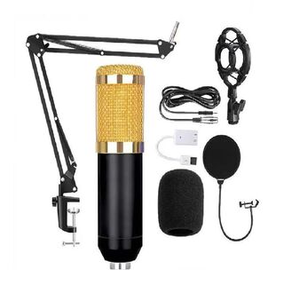 Kit Soporte Para Microfono Condensador Brazo Antipop Y Araña LINKON