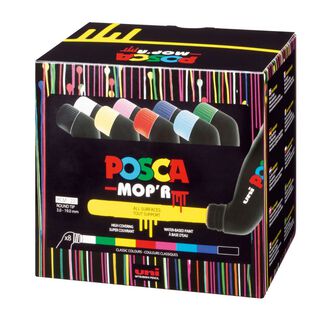 Set Marcadores POSCA Mop'r PC-22 8 Colores,hi-res