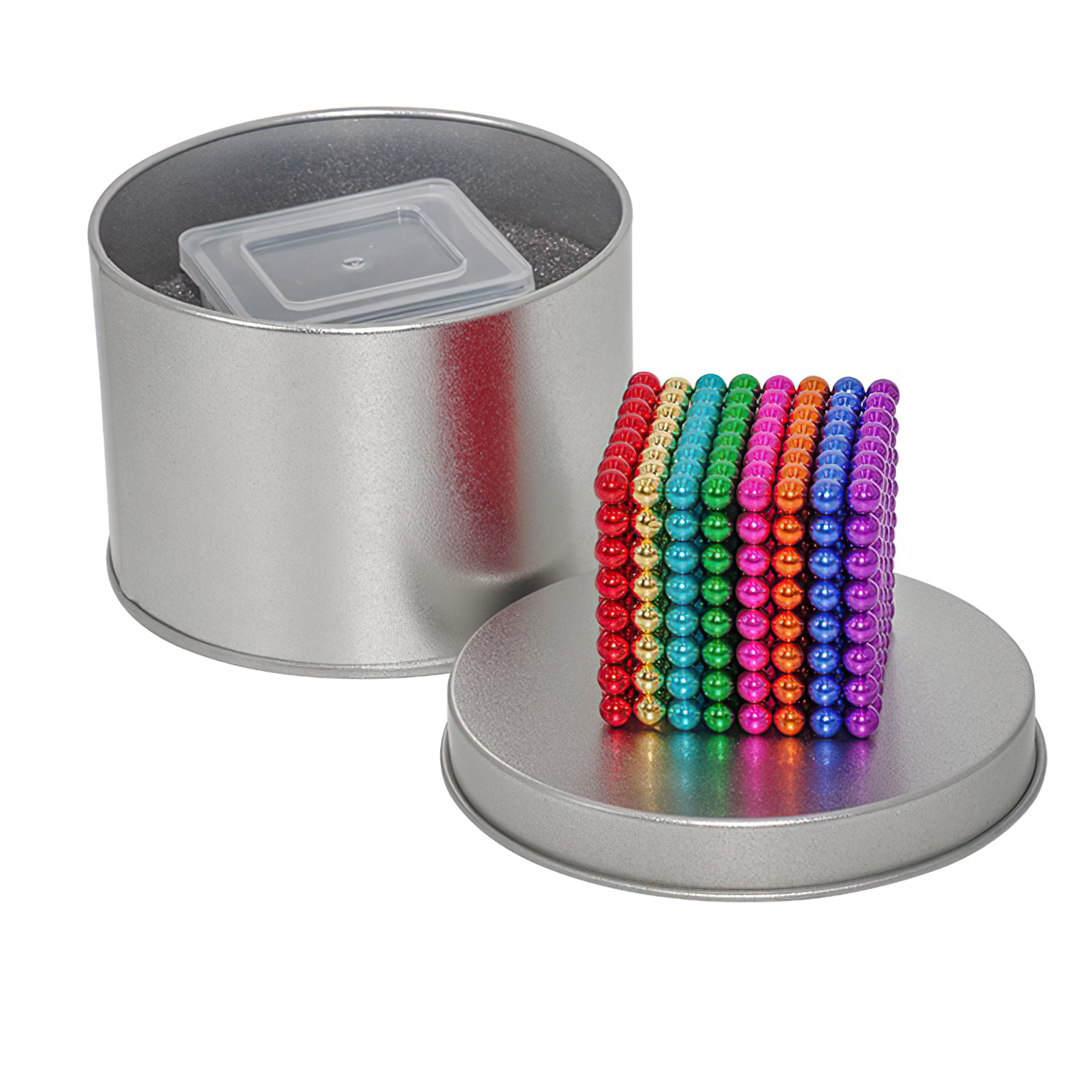 Set 216 bolitas magnéticas - 5 mm - 8 colores