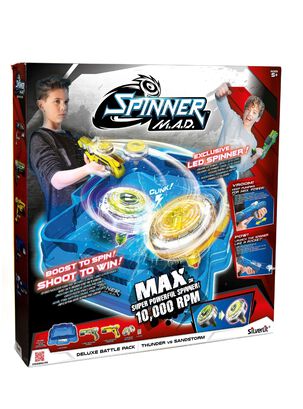 Lanzador de trompos Spinner Mad Deluxe Battle Pack,hi-res