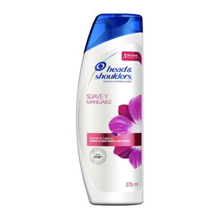 Head & Shoulders Shampoo Anticaspa Suave y Manejable 375mL,hi-res