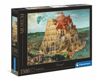 Puzzle 1500 piezas Bruegel Torre de Babel,hi-res