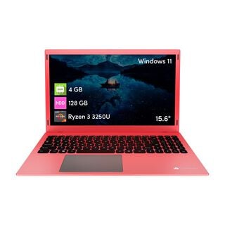 Notebook Ultra Slim Gateway Ryzen 3 4GB 128SSD 15.6 W11 Rojo,hi-res