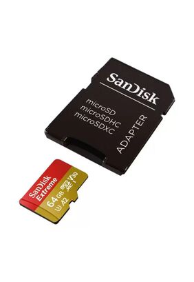 Tarjeta microSD SanDisk Extreme 64GB UHS-I Adaptador SD,hi-res