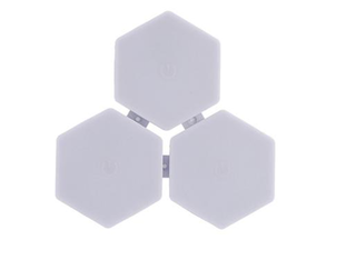 Set de 3 Luces Led Hexagonales con Control 120 Lúmenes,hi-res