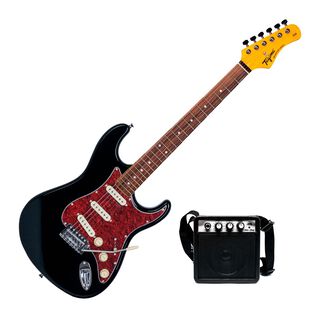 Pack Guitarra Electrica y Mini Amplificador Tagima TG530 BK,hi-res