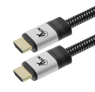 Cable HDMI 1,8 m HDMI Tipo A (Estándar) Negro, Gris,hi-res