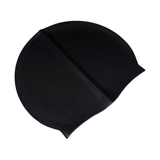Gorra de Natación Silicona Negro,hi-res