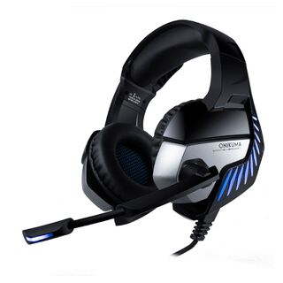 Audifonos Gamer Onikuma K5 PRO Negro Azul,hi-res