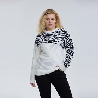 Sweater Mujer Print Crudo Fashion´s Park,hi-res
