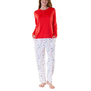 Pijama Algodón Mujer 8551,hi-res