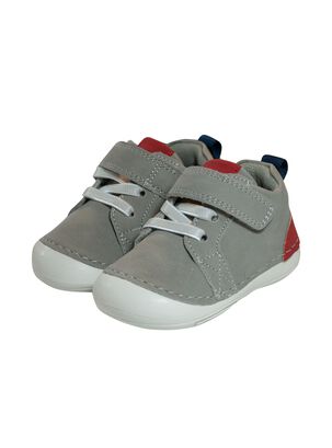 Zapato Gateador con Cordones y Velcro para Niño Gris Pumucki,hi-res