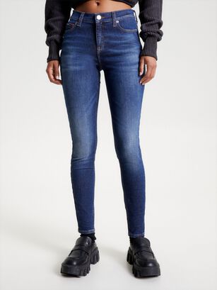 Jeans Nora Skinny De Talle Medio Azul Tommy Jeans,hi-res