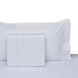Juego sábanas King Premium Satén 380 hilos, 100% algodón color blanco,hi-res