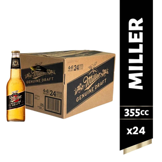 24x Cerveza Miller Genuine Draft 4,7° 355cc,hi-res