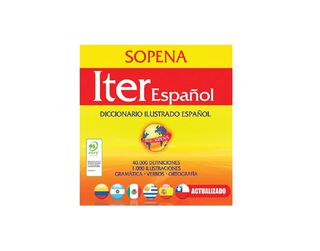 Diccionario Iter Español Sopena,hi-res