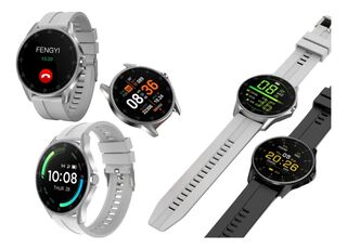 Reloj Smartwatch Ie20 Blanco / Metal - Realiza Llamadas,hi-res