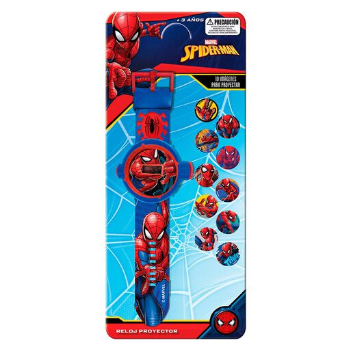 Reloj Proyector Spiderman Marvel Pronobel,hi-res