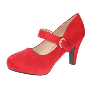 Zapato taco Rojo Vía Franca Mujer,hi-res