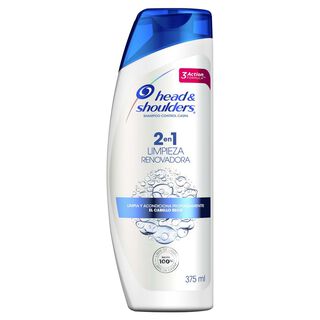Head & Shoulders Shampoo 2 en 1 Limpieza Renovadora 375ml,hi-res