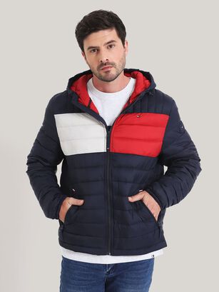 PARKA WEIGHT QUILTED MULTICOLOR TOMMY HILFIGER,hi-res