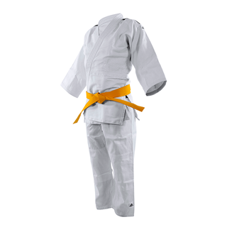 Judogi Club J350 Infantil Blanco Celeste Adidas,hi-res