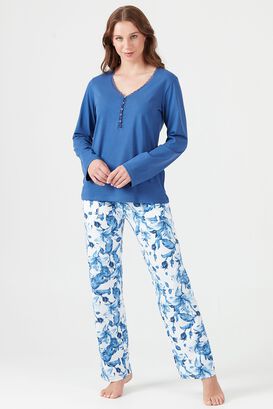 Pijama de mujer New Mir Azul,hi-res