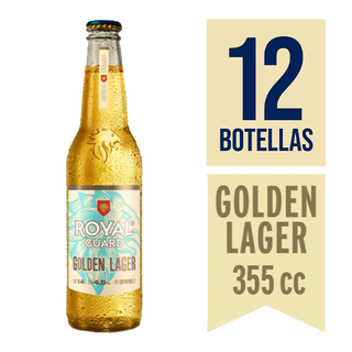 Cerveza Royal Golden Lager Botella 355cc x12,hi-res