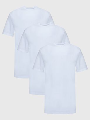 Pack De 3 Camisetas C-Neck Blanco Tommy Hilfiger,hi-res