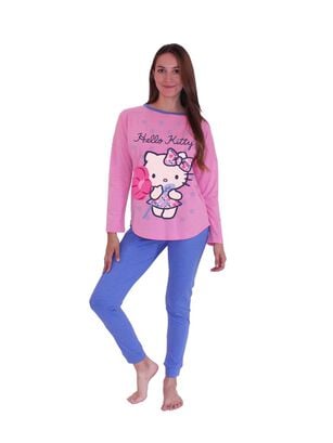 Pijama Mujer Algodón  Estampado Hello Kitty,hi-res