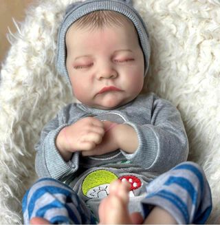 Bebé Resborn De Silicona Recién Nacido48 cm,hi-res