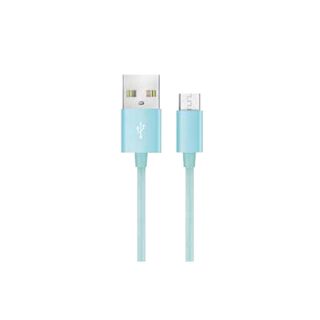 Cable USB a Micro USB 1mt Transmisión de Datos y Carga Verde,hi-res